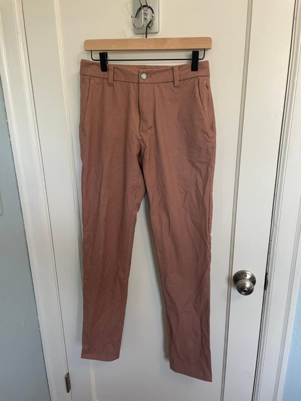 Lululemon Men's ABC Pant Warpstreme 5-Pocket Rust Brown Size 28